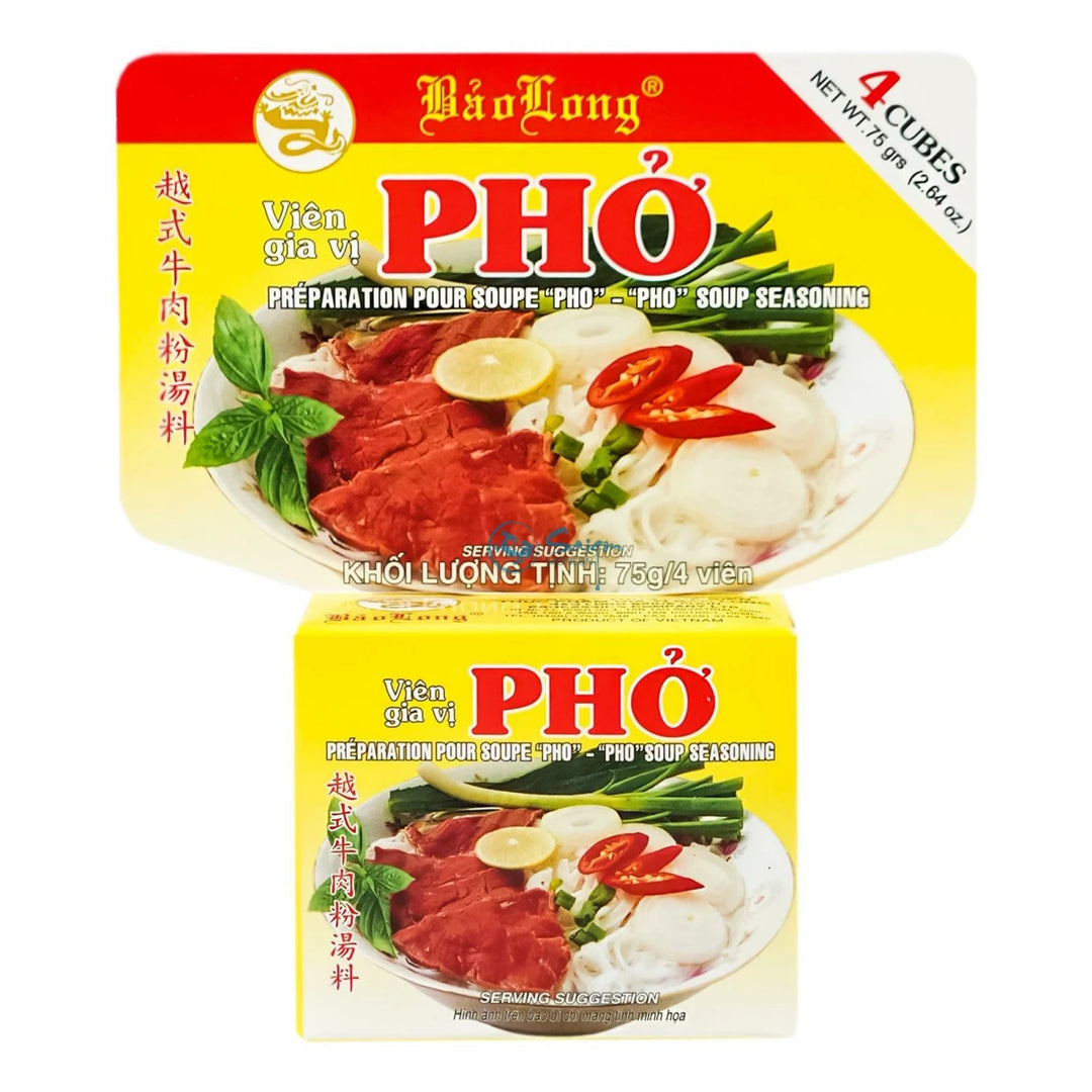 越式牛肉粉汤料 75克 /Bouillonwürfel Rindfleisch Pho Bo 75g BAO LONG