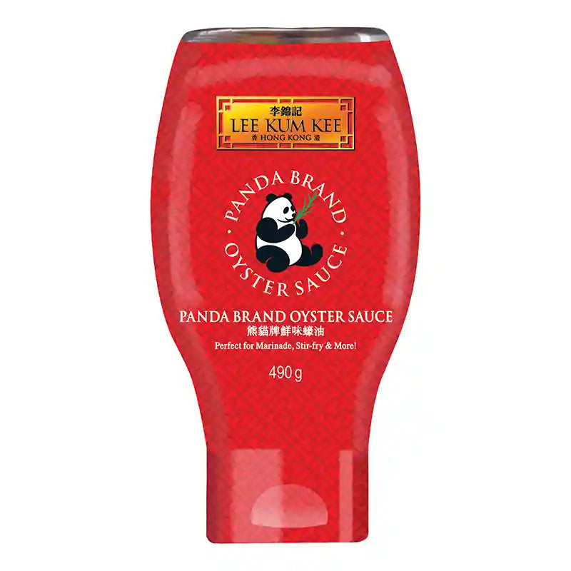李锦记 熊猫牌 鲜味蚝油 挤压瓶 490克 /Austernsauce 490g Quetschflasche Panda Brand LKK