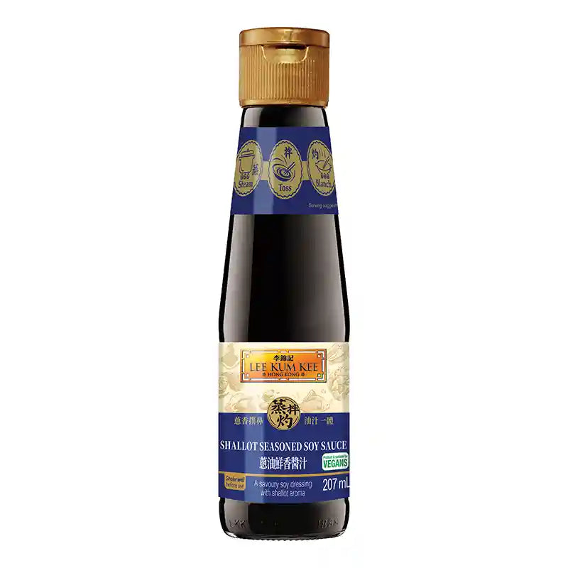 李锦记 葱油鲜香酱汁 207毫升 /Sojasauce mit Schalotten 207ml LKK