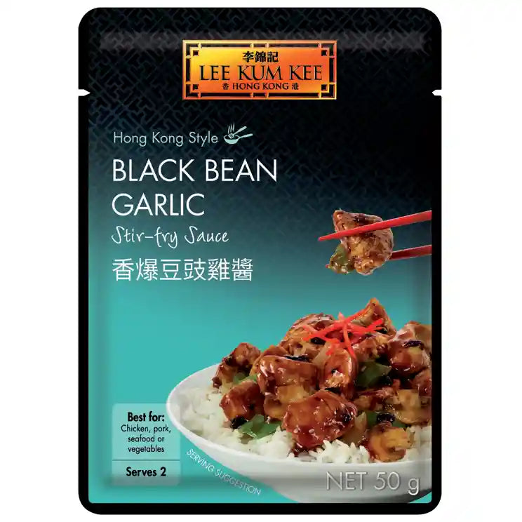 李锦记 香爆豆豉鸡酱 50克 /Black Bean Garlic Stir-Fry Sauce 50g LKK