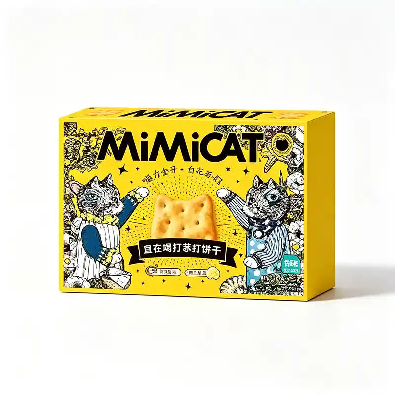 MiMiCAT 苏打饼干 奶盐味 72克 /Soda Kekse mit Milchsalz Geschmack 72g MiMiCAT