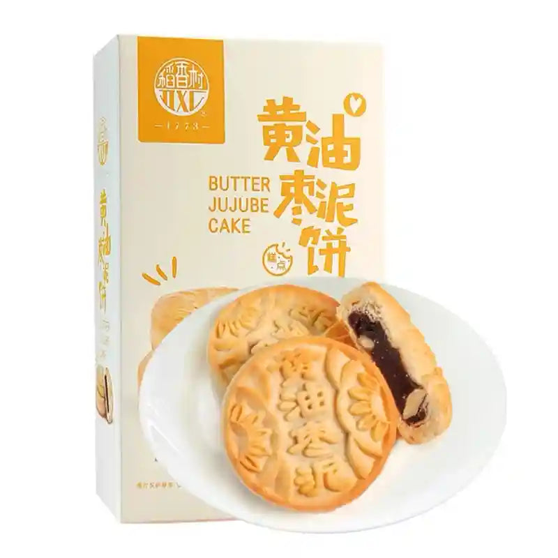 稻香村 黄油枣泥饼 140克 /ButterJujubeGebäck 140g DAOXIANGCUN
