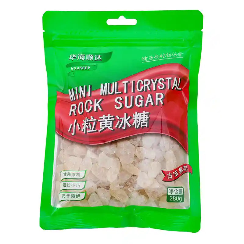 华海顺达 小粒黄冰糖 280克 /Kristaller gelber Kandiszucker klein 280g HUASAI SHUNDA