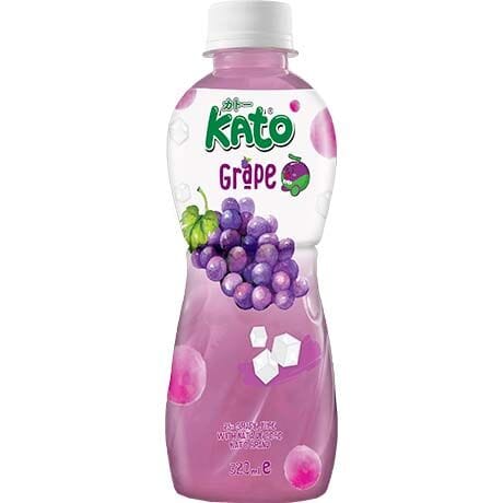 泰国椰果果肉饮料 葡萄味 320毫升 /Traubensaft mit Nata De Coco 320ml KATO