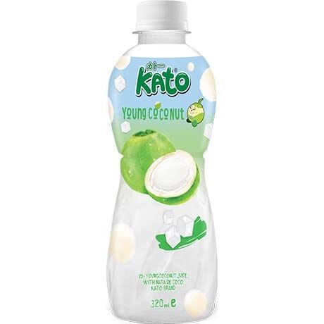 泰国椰果果肉饮料 椰子水 320毫升 /Kokoswasser mit Nata De Coco 320ml KATO