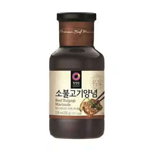 清净园 韩国 烤牛肉调料 280克 /Bulgogi Sauce für Rindfleisch 280g CHUNGJUNGONE