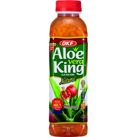 韩国芦荟饮料 石榴味 500毫升 /Aloe Vera Getränk Granatapfel geschmack 500ml OKF