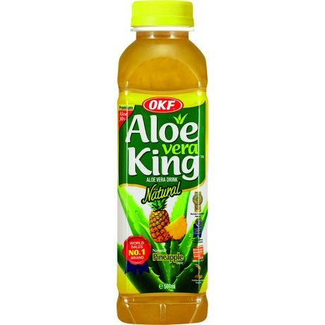 韩国芦荟饮料 菠萝味 500毫升 /Aloe Vera King Getränk mit Ananasgeschmack 500ml OKF