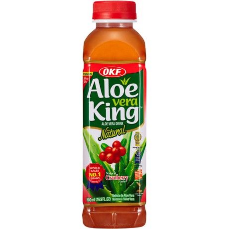 韩国芦荟饮料 酸果蔓味 500毫升 /Aloe Vera Getränk Cranberrygeschmack 500ml OKF