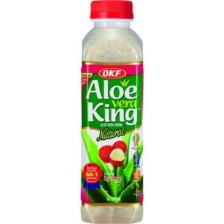韩国芦荟饮料 荔枝味 500毫升 /Aloe Vera Getränk Litschi geschmack 500ml OKF