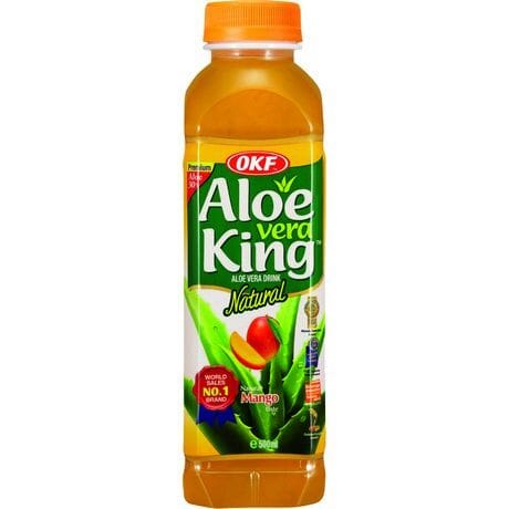 韩国芦荟饮料 芒果味 500毫升 /Aloe Vera Getränk Mangogeschmack 500ml OKF