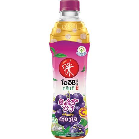 上好佳 绿茶饮料巨峰葡萄 500毫升 /Grüner Tee Getränk Kyoho-Traube 500ml OISHI