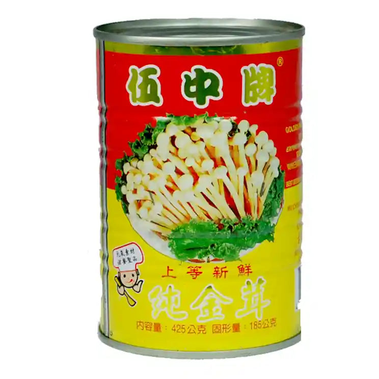 台湾 伍中牌 上等新鲜 金针菇 425克 /Enokipilze in Wasser 425g Wu Chung