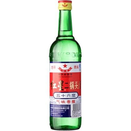 北京红星二锅头56度 500毫升 /Er Guo Tou Chinesischen Spirituose RED STAR 500ml