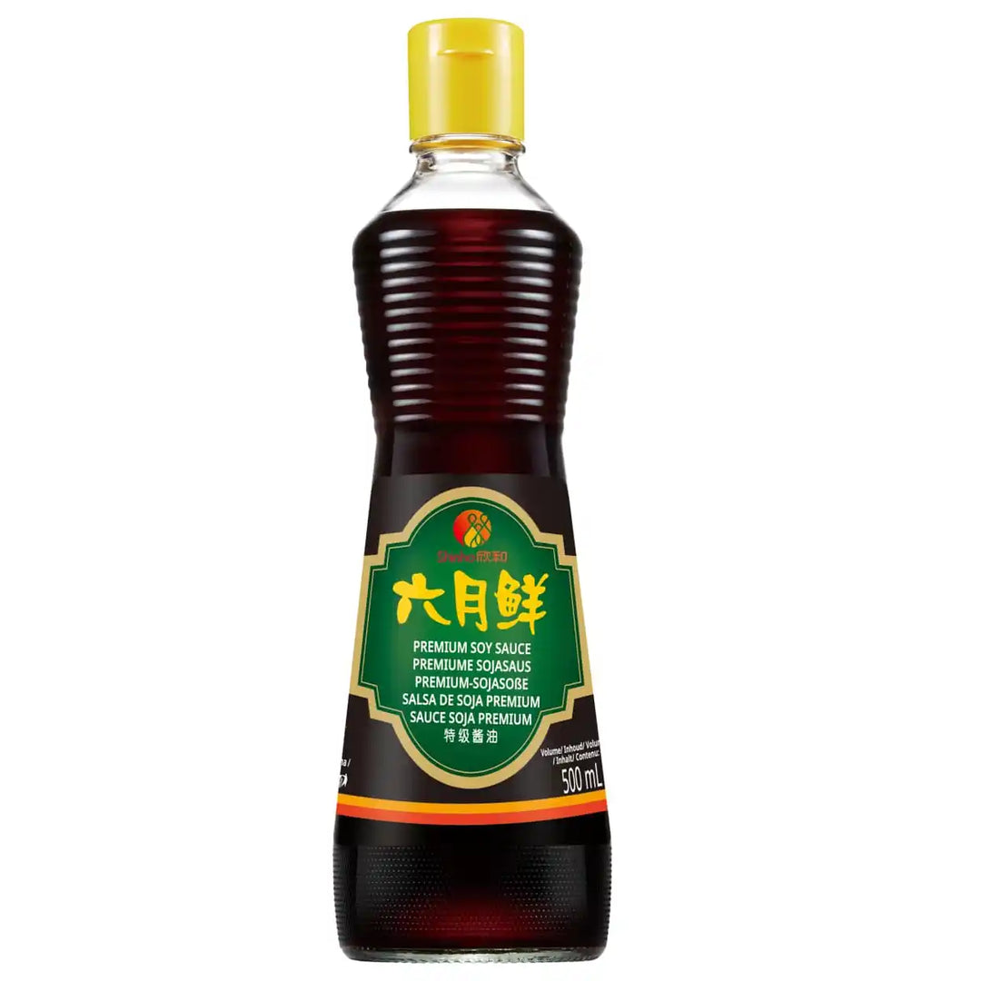 欣和 六月鲜 特级酱油 500毫升 /Premium Soyasoße 500ml Shinho Juni