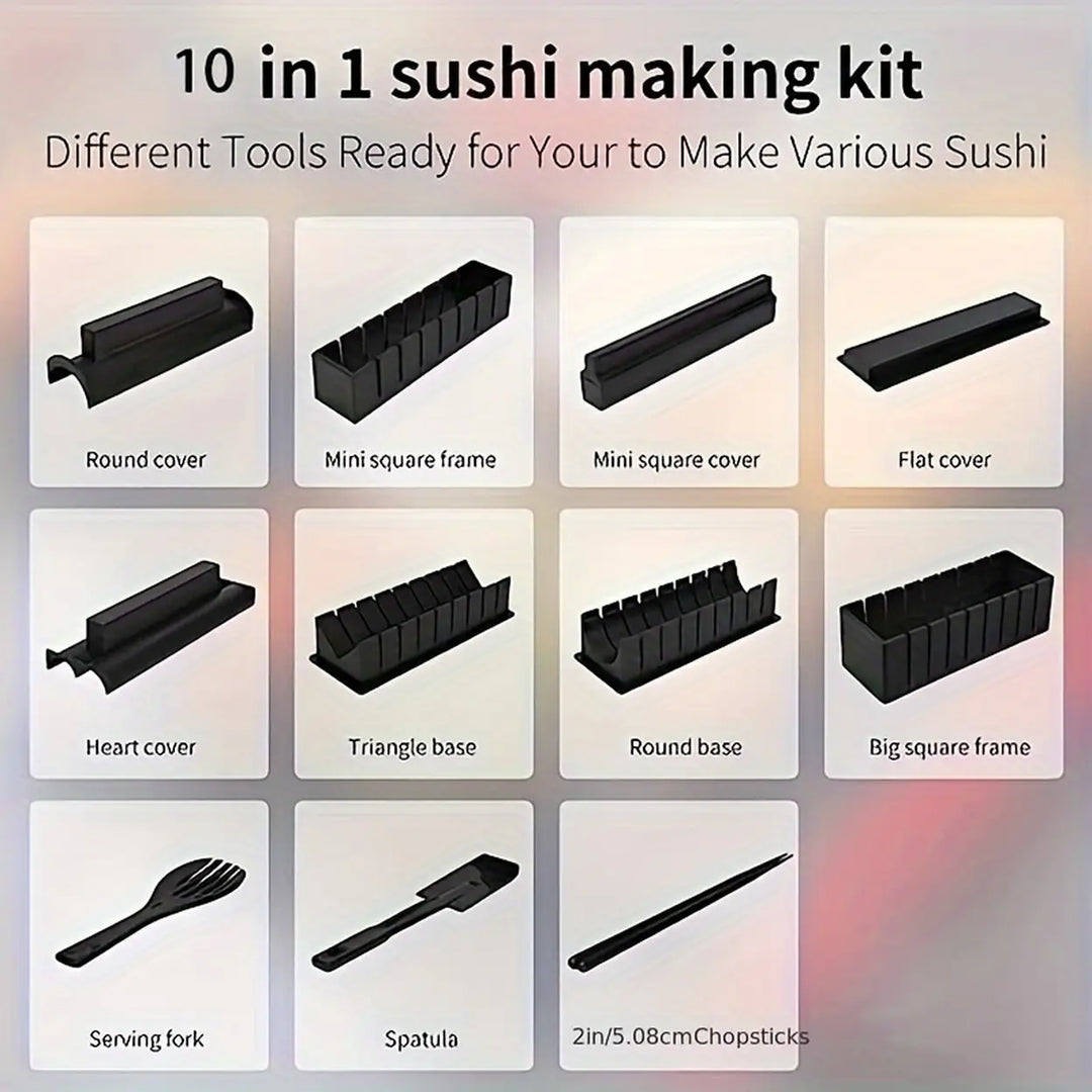 寿司制作套装 10件套 /Sushi-Zubereitungsset 10 Stück YumiPLUS