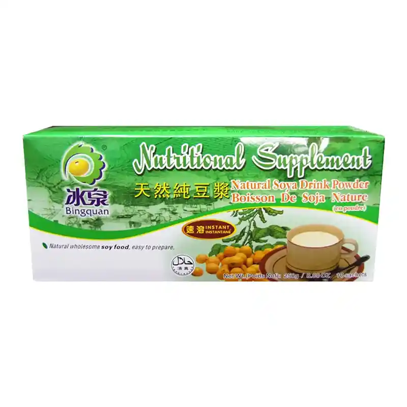 冰泉 天然纯豆浆 速溶 250克 / Instantsojadrinkpulver natürlicher reiner Sojapulver 250g Soyspring