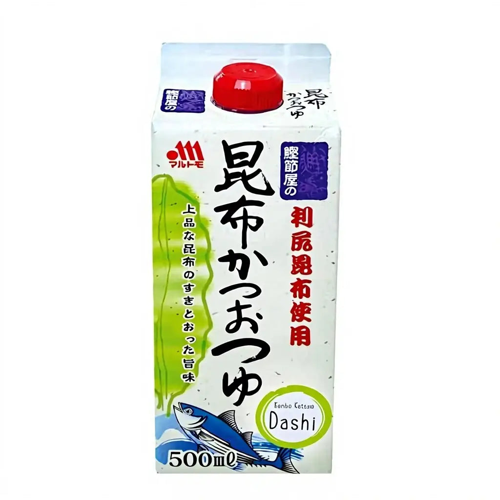 板前 日本 昆布鲣鱼高汤 500毫升 /Konbu Katsuo Tsuyu Algen- Bonito- Brühe 500ml MARUTOMO