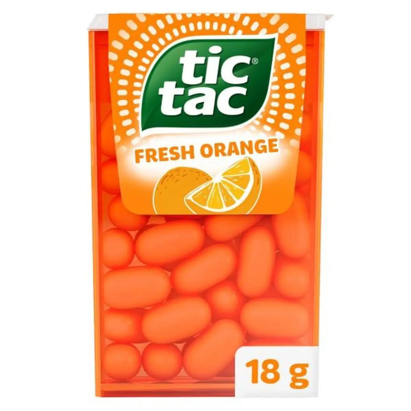 桔子味 糖果 18克 /Frische Bonbons mit Orangengeschmack 18g TIC TAC