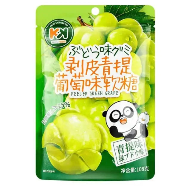 超友味 剥皮青提葡萄味 软糖 108克 /Bonbons mit geschälten grünen Rosinen und Traubengeschmack 108g
