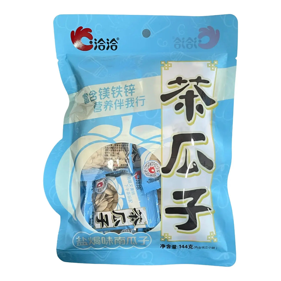 洽洽 茶瓜子 盐焗味南瓜子 144克 /Salzgeröstung Kürbiskerne 144g CHACHA