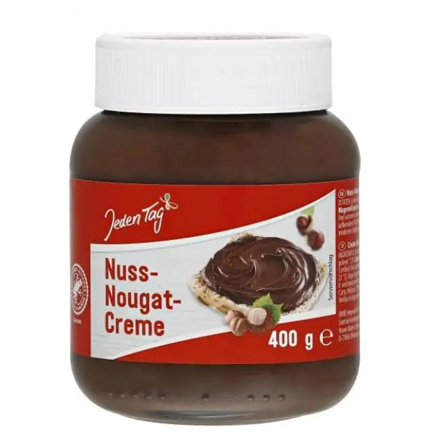 每日 坚果牛轧糖酱 400克 /Nuss Nougat Creme 400g Jeden Tag
