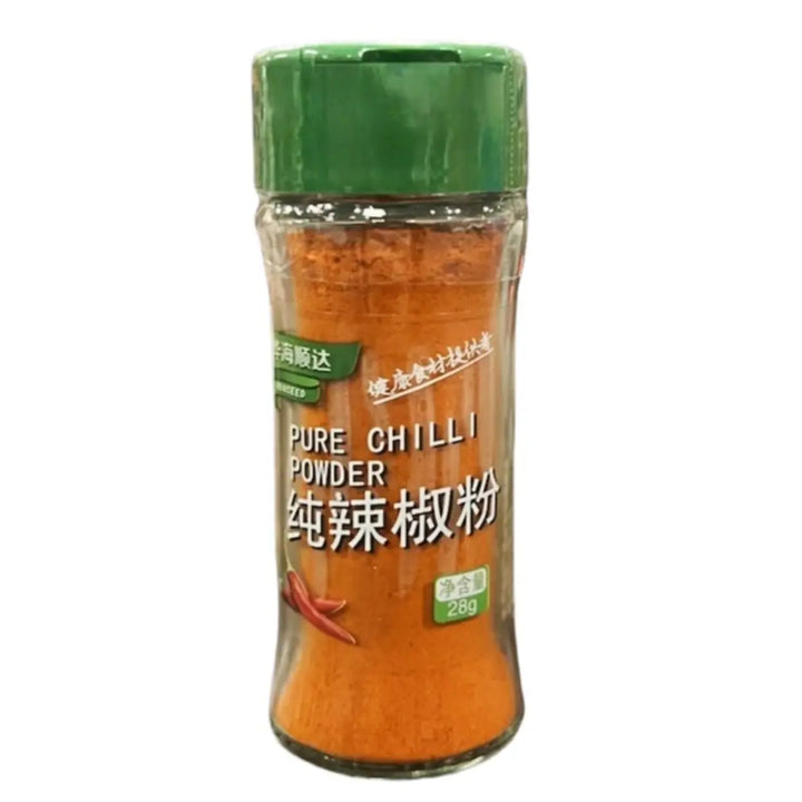 华海顺达 纯辣椒粉 瓶装 28克 /Reines Chilli Pulver 28g HUASEED