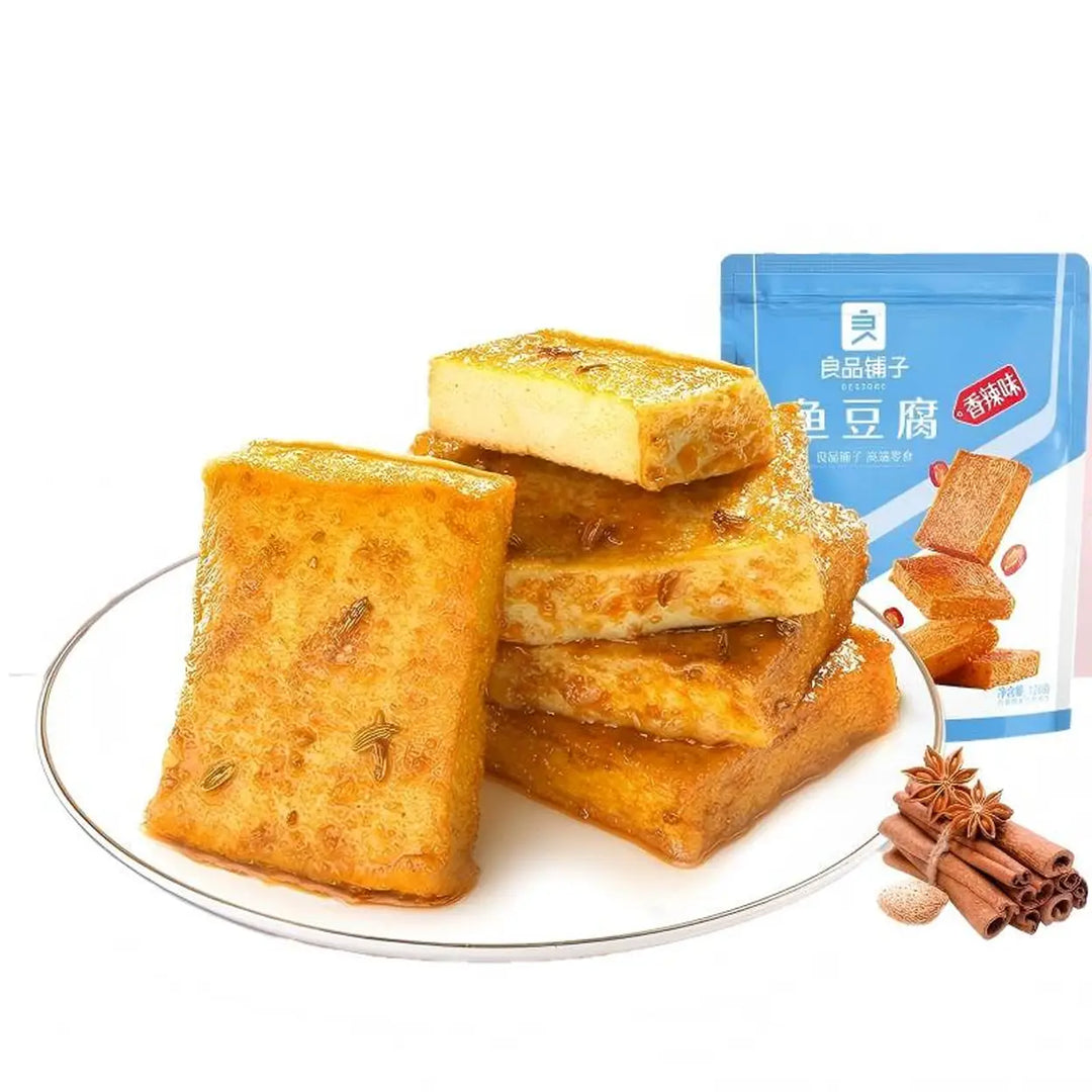良品铺子 鱼豆腐 香辣味 170克 /Fischtofu scharf und würzig 170g BESTORE