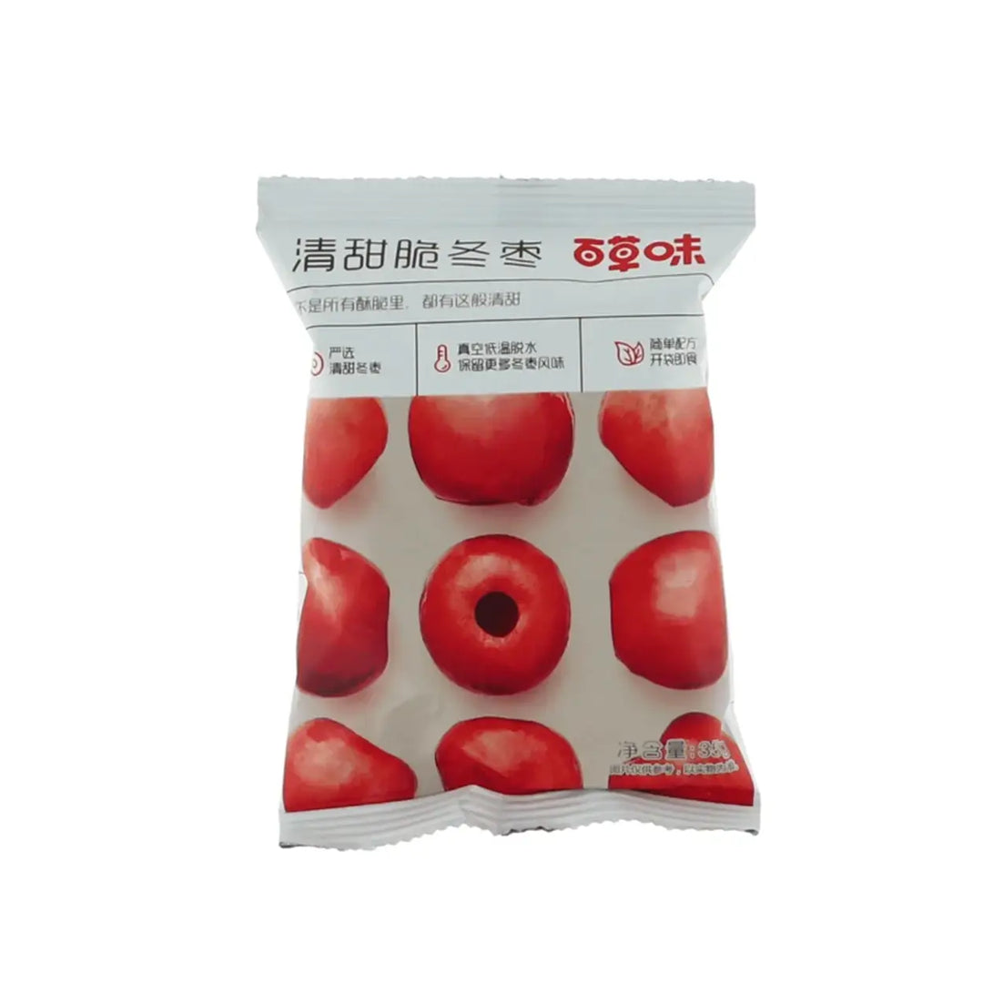 百草味 清甜脆冬枣 35克 /Süße und knusprige Winterdatteln 35g Be&amp;Cheery