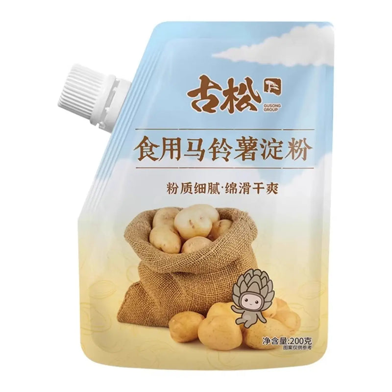 古松 食用马铃薯淀粉 土豆淀粉 200克 /Kartoffelstärke 200g GUSONG