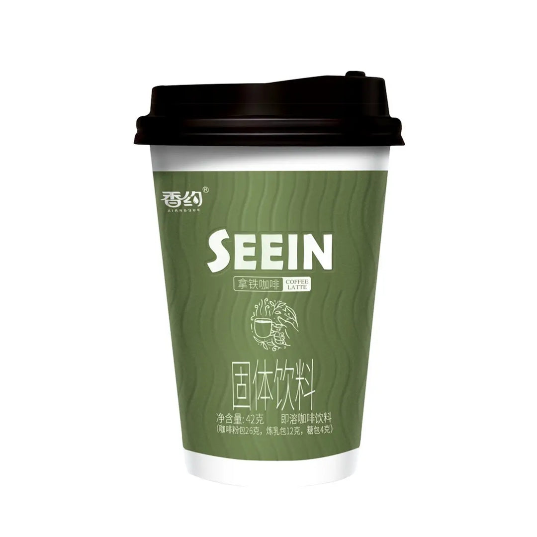 香约 速溶咖啡固体饮料 拿铁 42克 /Latte Kaffee Becher Instant Kaffee 42g Xiang Yue