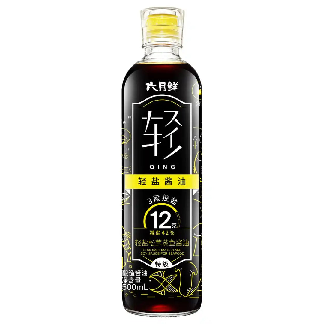欣和 六月鲜 减盐松茸海鲜用 酱油 500毫升 /Matsutake Sojasauce salzreduziert für Meeresfrücht 500ml Shinho Juni