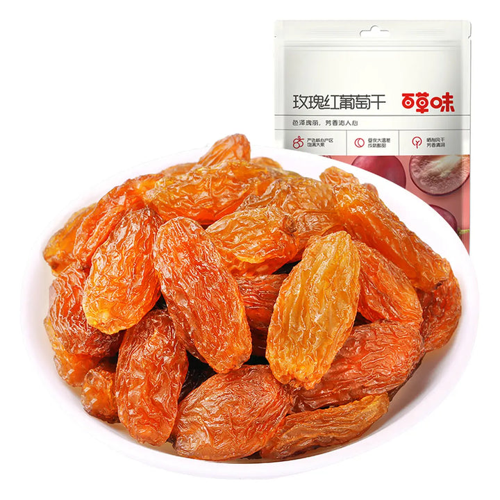 百草味 玫瑰红葡萄干 100克 /Rosenrote Rosinen 100g Be&amp;Cheery