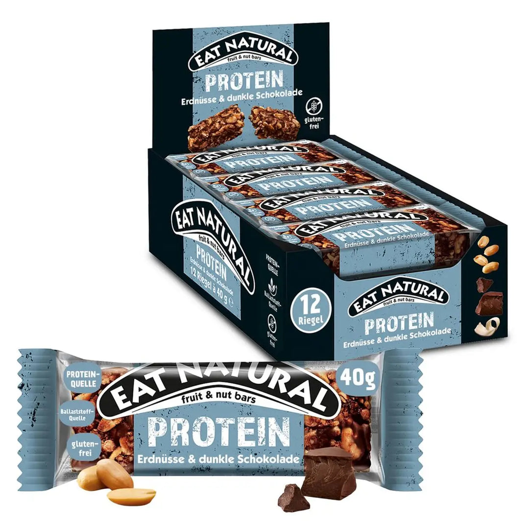 蛋白果棒 40克 /Eat Natural Proteinriegel Erdnuss &amp; Zartbitterschokolade 40g