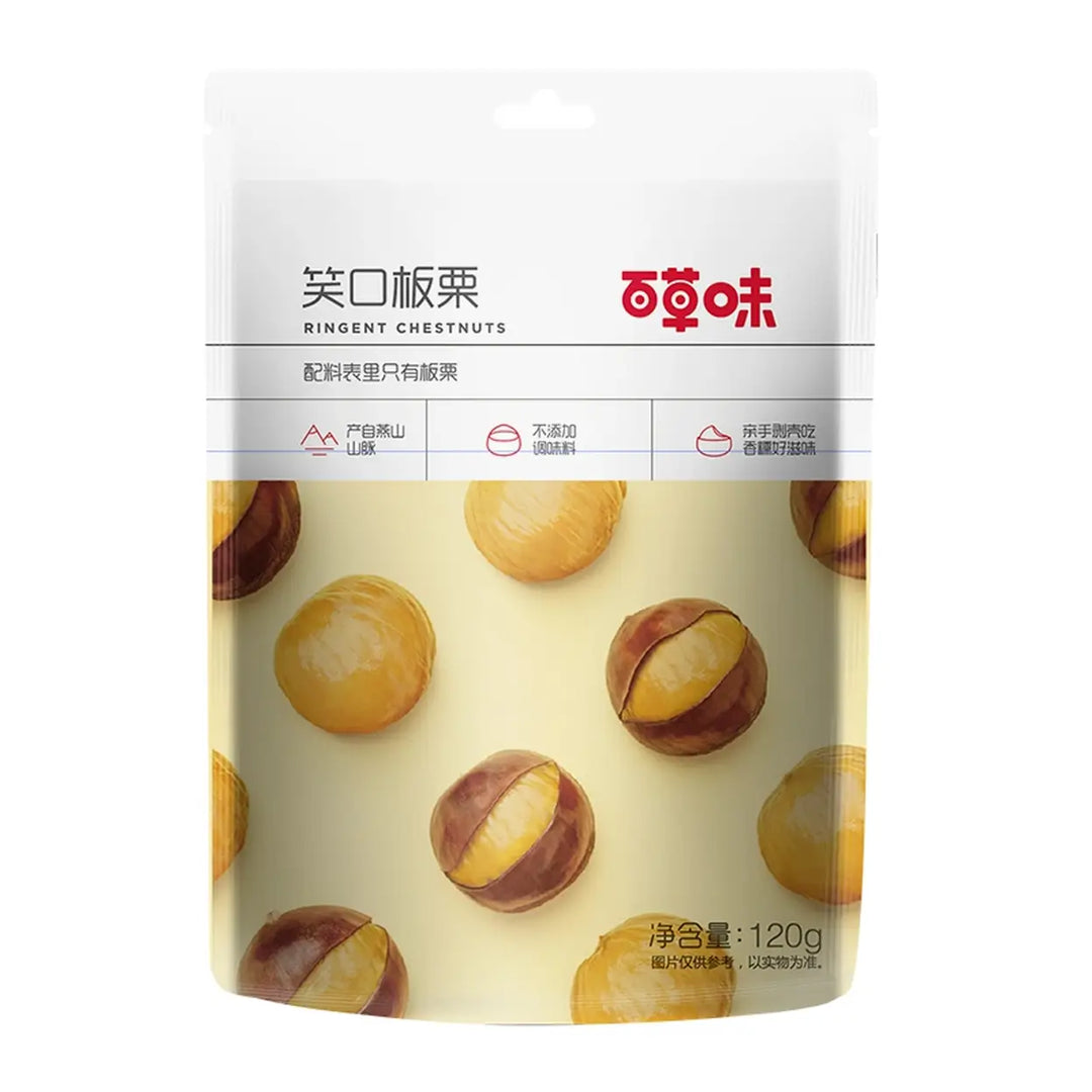 百草味 笑口板栗 120克 /lächelnde Kastanien 120g Be&amp;Cheery
