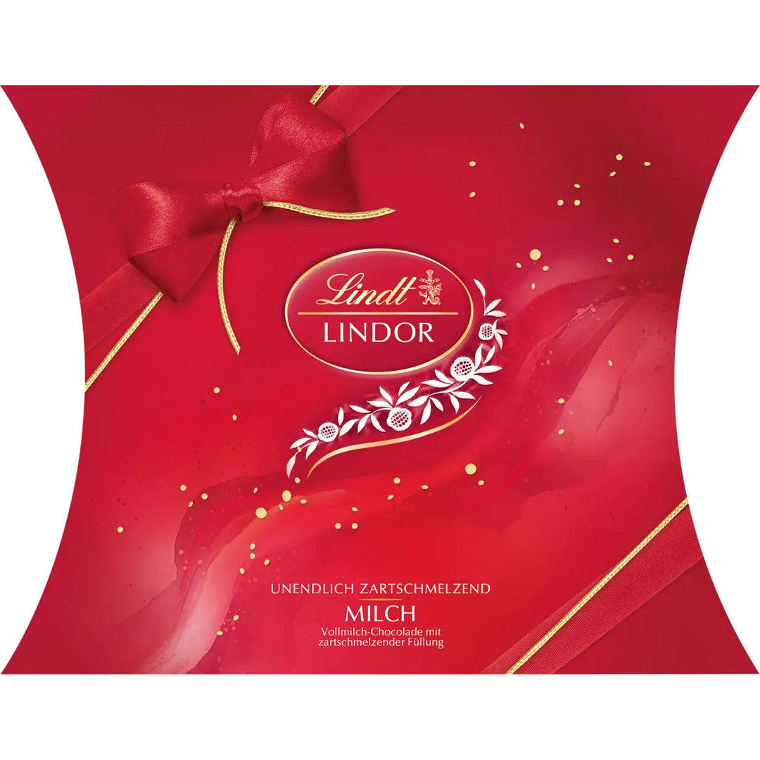 瑞士莲 牛奶巧克力 枕式包装 250克 /LINDOR Vollmilch Chocolade mit zartschmelzender Füllung 250g LINDT