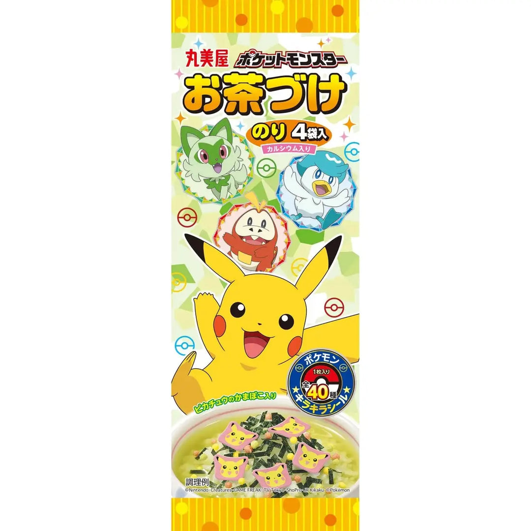 丸美屋 宝可梦泡饭 4小袋 14.4克 /Pokémon Ochazuke 4 Beutel 14,4g MARUMIYA