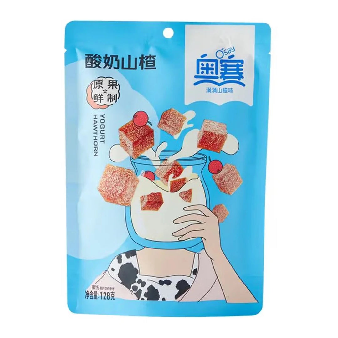 奥赛 酸奶山楂 128克 /Joghurt- Weißdorn 128g O&
