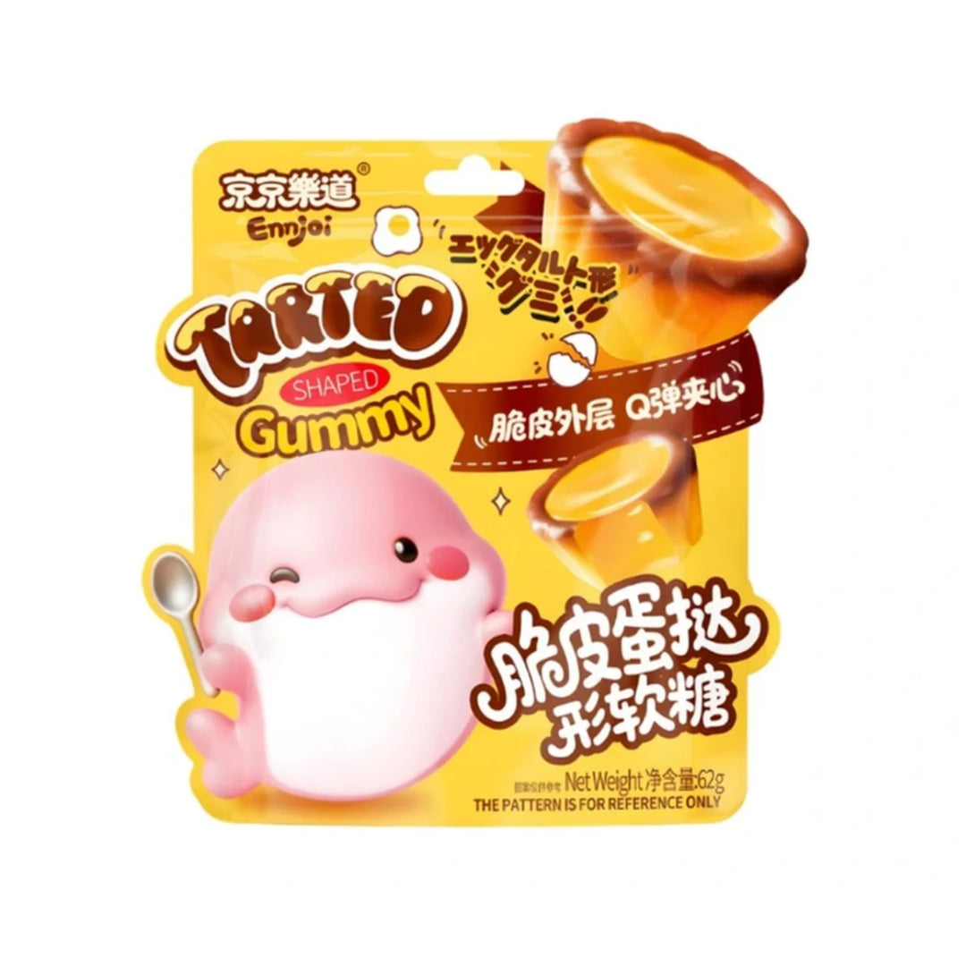 京京乐道 脆皮蛋挞形 软糖 62克 /Gummibonbons in Törtchenform 62g ENNJOI