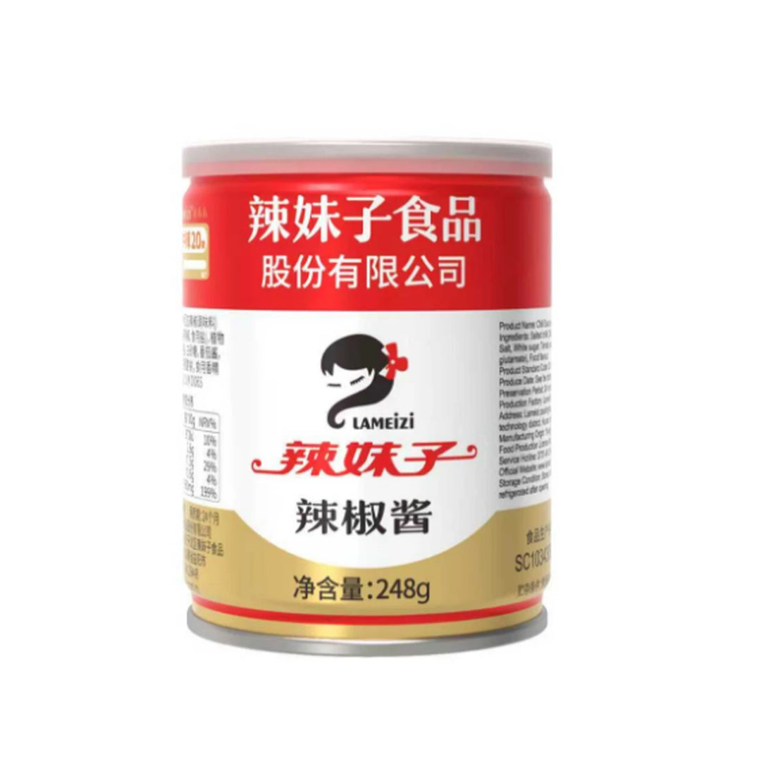 辣妹子 辣椒酱 湖南风味 248克 /Traditionelle chinesische scharfe Chili Sauce Hunan Stil 248g LAMEIZI