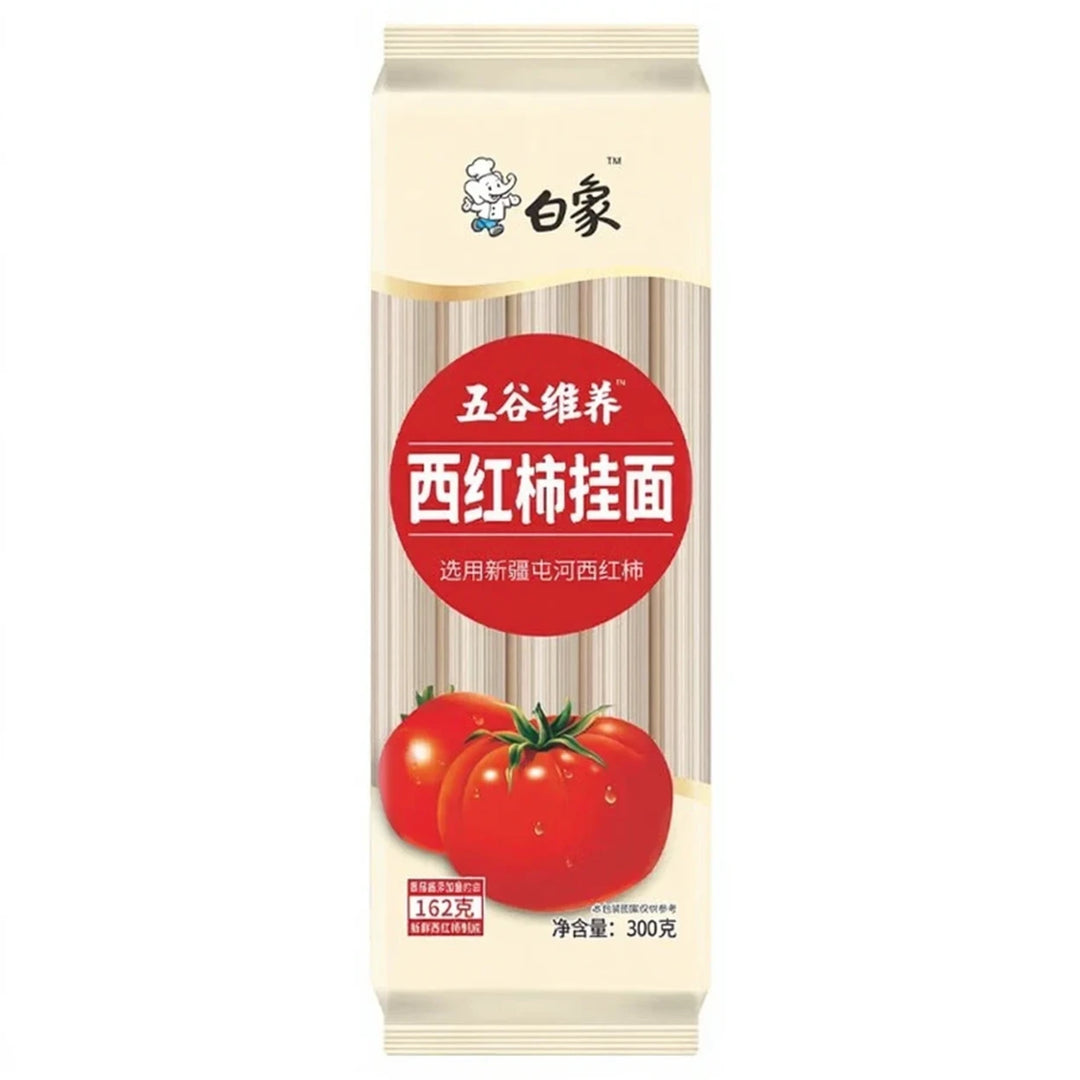 白象 五谷维养 西红柿挂面 300克 /Tomatennudel 300g Baixiang