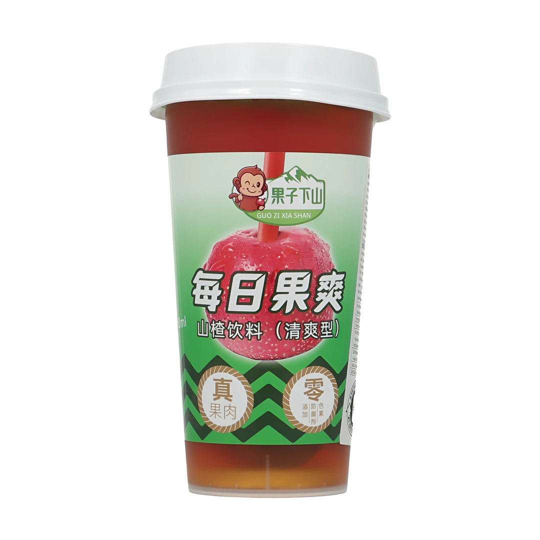 果子下山 每日果爽 清爽山楂饮料 380毫升 /Tägliches Erfrischungsgetränk Weißdorn Dose 380ml GUOZIXIASHAN
