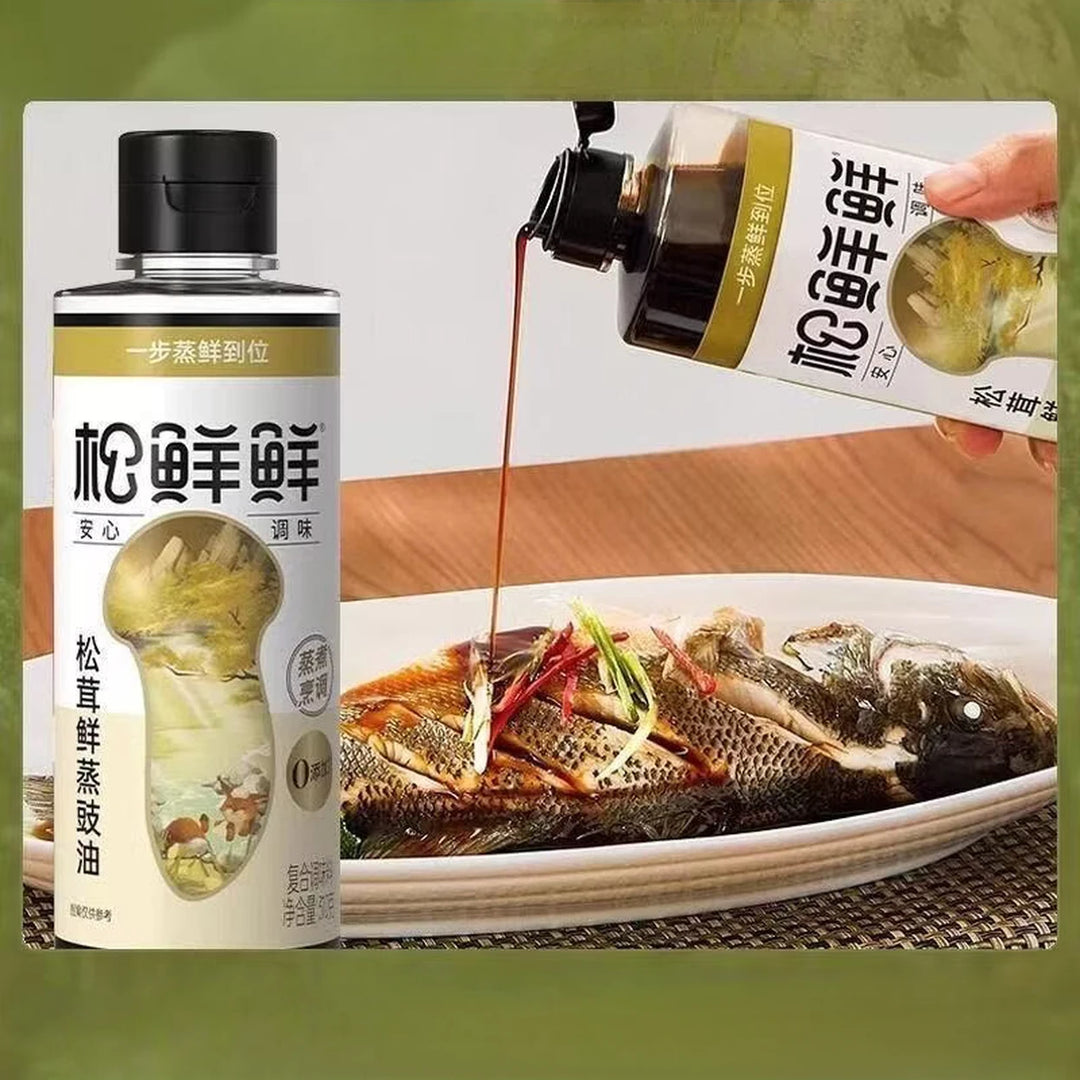 松鲜鲜 松茸鲜蒸豉油 310克 /Sojasoße mit Matsutake Geschmack für gedämpfte Gerichte 310g SONGXIANXIAN