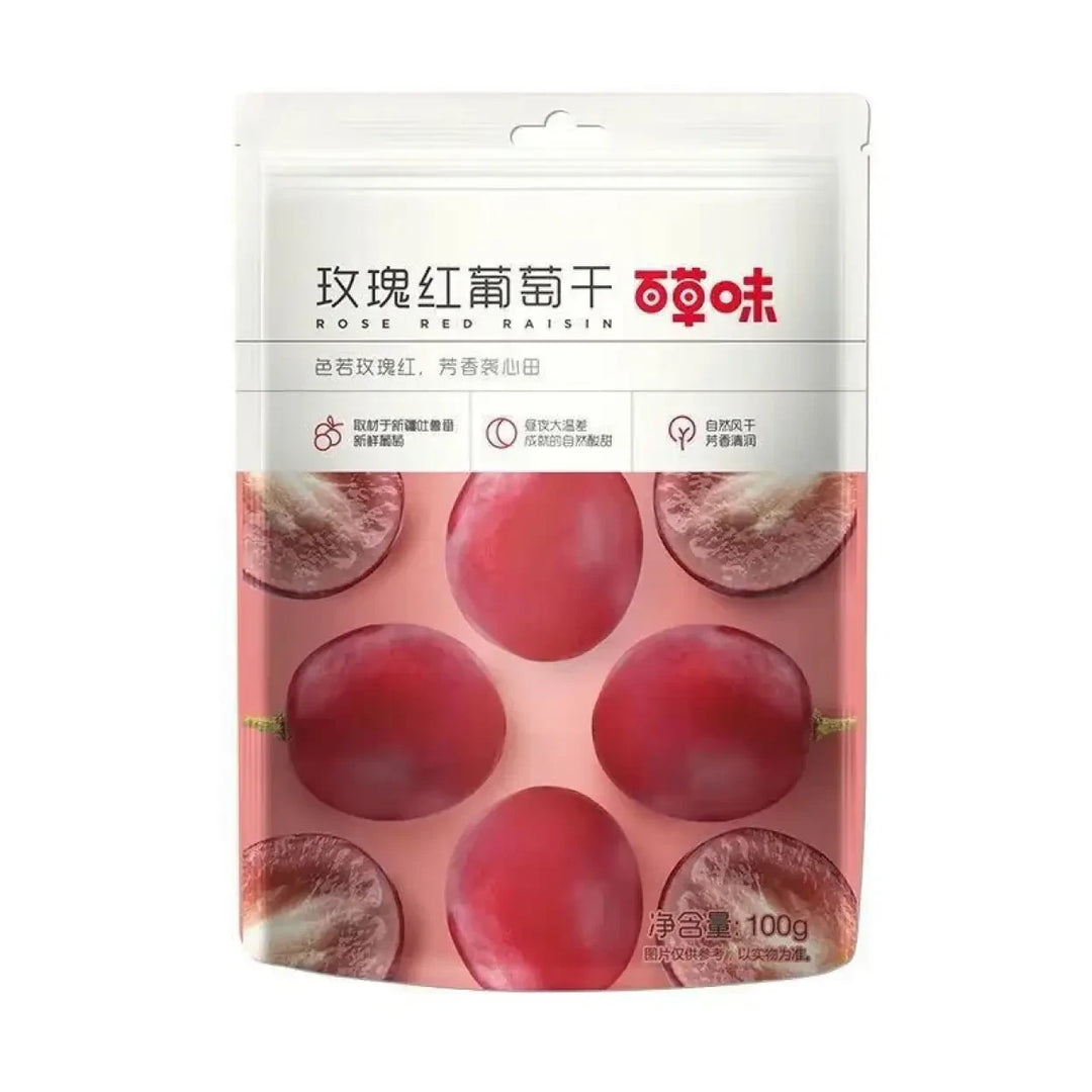 百草味 玫瑰红葡萄干 100克 /Rosenrote Rosinen 100g Be&amp;Cheery