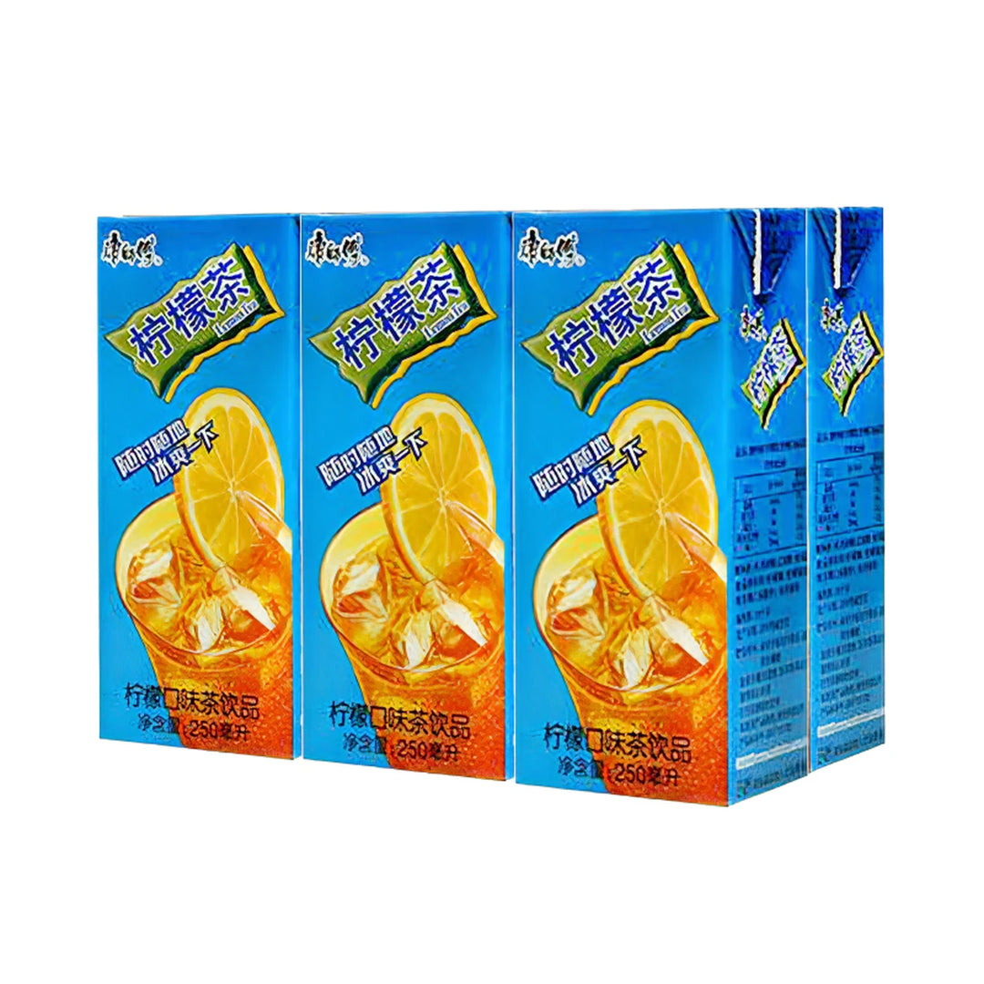 康师傅 柠檬口味茶 250毫升 /Zitronentee Getränk 250ml MASTER KONG