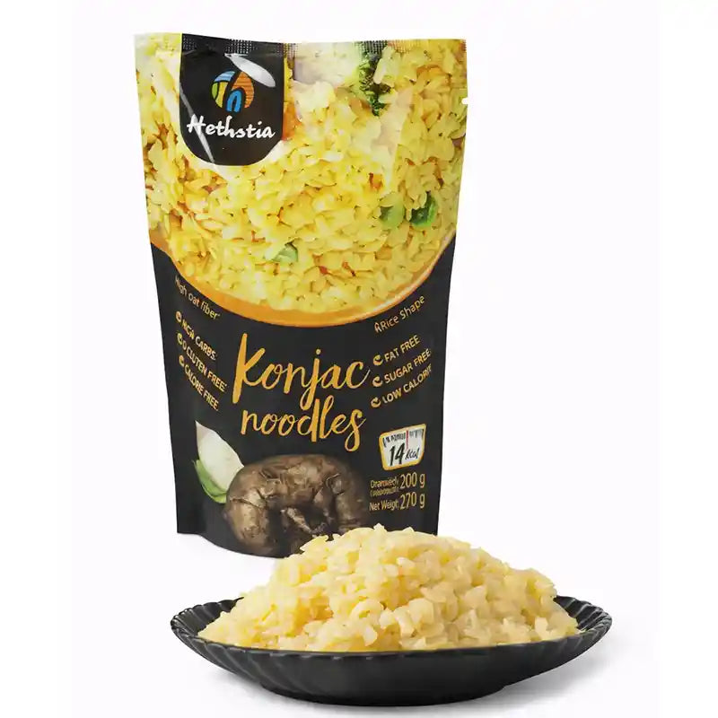 Hethsita 魔芋燕麦米 270克 /Konjak-Nudel Haferreis 270g Hethsita