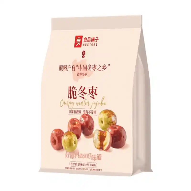 良品铺子 脆冬枣 208克 /Knusprige Jujube Dattel 208g BESTORE