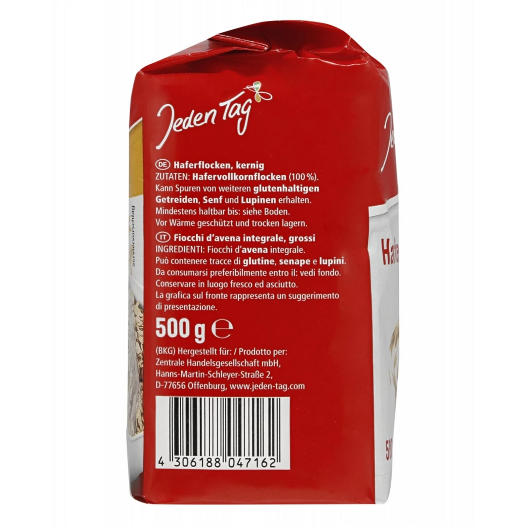 每日 粗颗粒燕麦片 500克 /Kernige Haferflocken 500g Jeden Tag