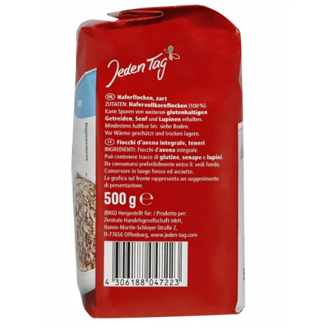 每日 细燕麦片 500克 /Zarte Haferflocken 500g Jeden Tag