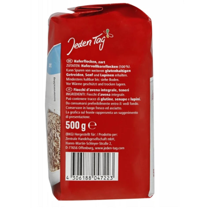 每日 细燕麦片 500克 /Zarte Haferflocken 500g Jeden Tag